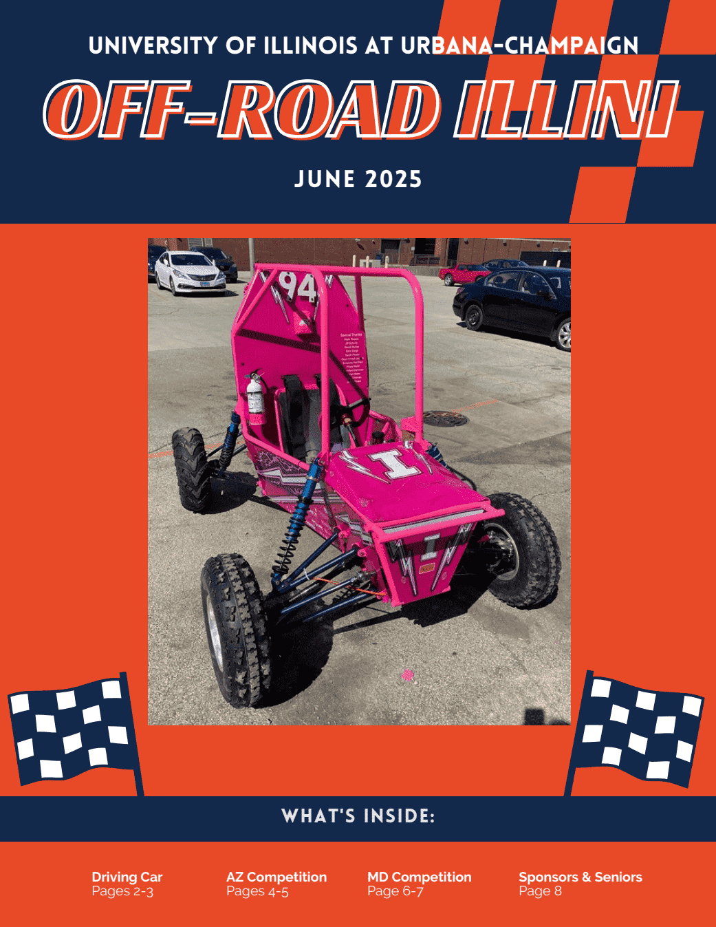 Summer 2025 Newsletter first page preview